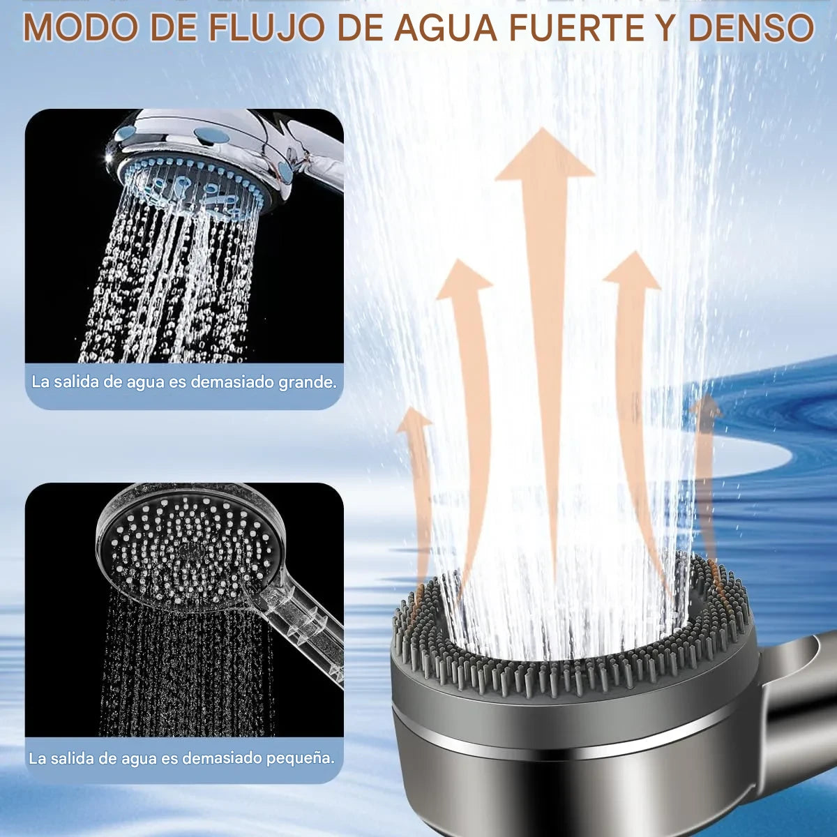 Cabezal de Ducha REETEE con Filtro, Alta Presión y 4 Modos de Chorro – Manguera de 1,5 m, Ahorro de Agua y Masaje Relax 🚿✨