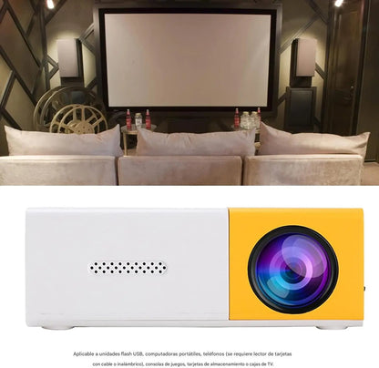 Mini Proyector Portátil – Entretenimiento en Pantalla Grande en Cualquier Lugar