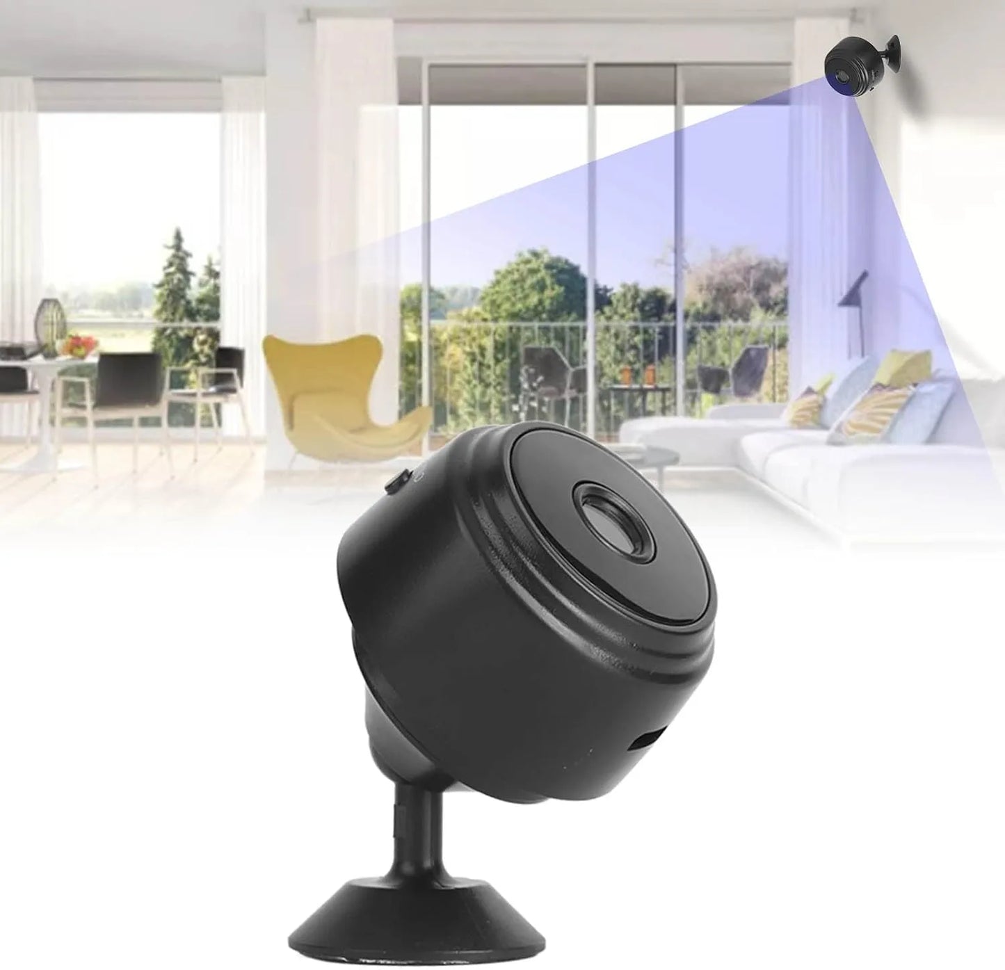 Mini Cámara de Seguridad WiFi para Interior HD 720P