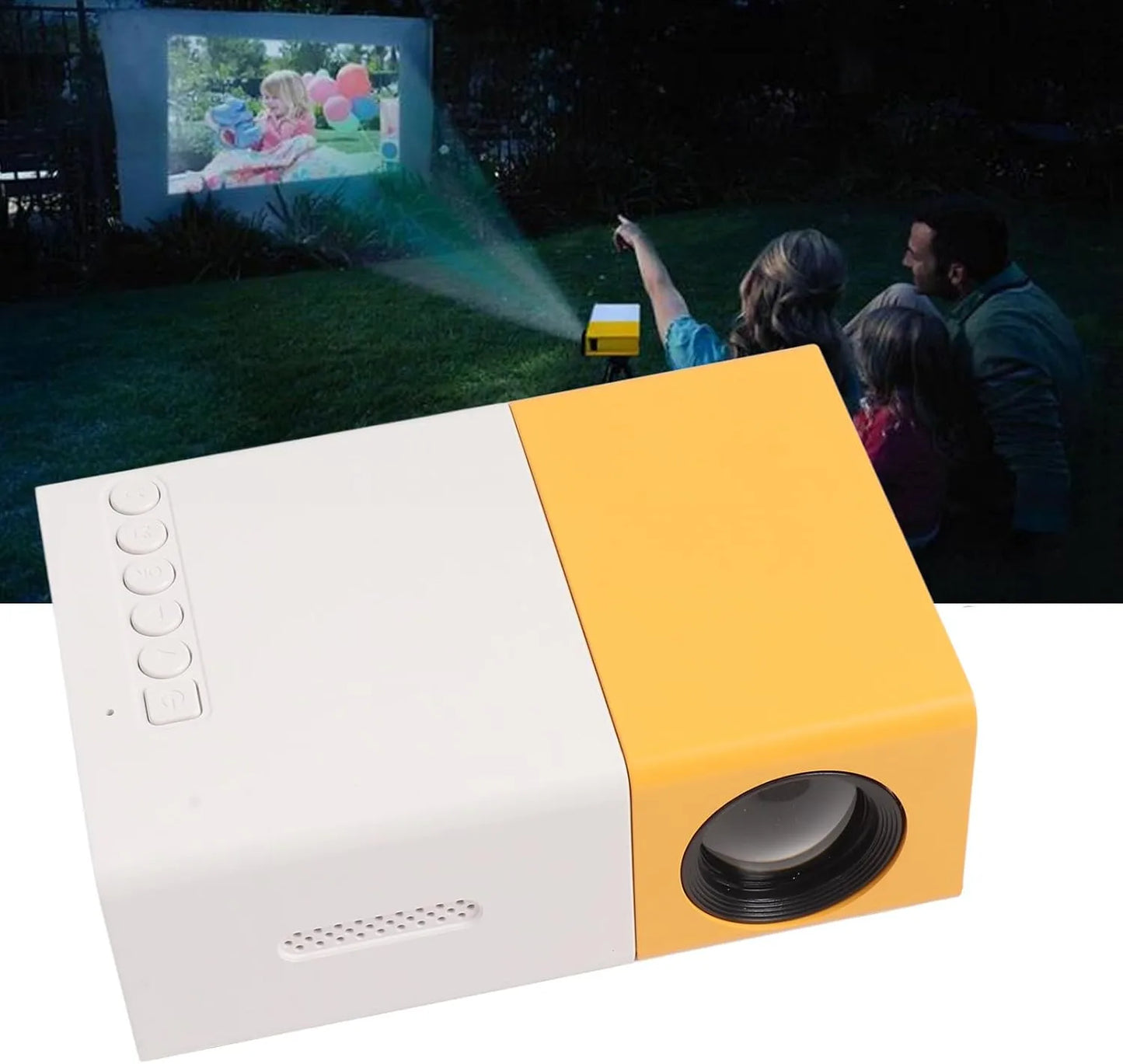 Mini Proyector Portátil – Entretenimiento en Pantalla Grande en Cualquier Lugar